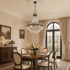 French Empire Crystal Chandeliers  Vintage Crystal Chandelier  Antique Bronze Ch