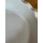 Emile Henry France Pie Quiche Baking Dish Ruffled Fluted White 9  61 31