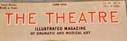 Sarah Bernhardt - June 1906- The Theatre Magazine  10 X 13 1 2-cover Only - Rare
