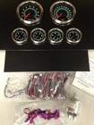 Scx 60s Muscle 6 Gauge Set  Stainless Bezels  6964ss