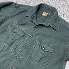Vtg 50s 60s Boy Scouts America Explorers Dark Green Black Shirt Sz M Sanforized