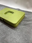 Vintage Wil-hold Wilson Corp  Usa Avocado Green Plastic Sewing Box Free Ship
