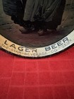 Vintage 1930s Wooden Shoe Lager Beer Oval Beer Tray Star Beverage Minster  Ohio