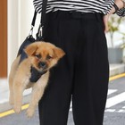 Pet Sling Carrier Bag Dog Lift Harness Whole Body Support Vest Travel Back Pack