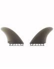 Captain Fin Christenson Keel Esp Twin Fin Set Smoke Fiberglass
