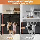 275  Retractable Baby Gates Dog Gate Extra Wide  52  Tall Child Pet Safety Gate