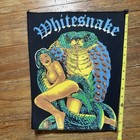 Vintage Whitesnake Back Patch Metal Rock Band Tour Merchandise Unused As Is