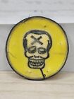 Rare White Rob Zombie Psychoholics Anonymous Fan Club Skull Patch Metal Band Vtg