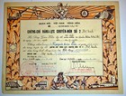 Professional Infantryman - Arvn Certificate 1958 - Trieu Tu  Saigon  Vietnam War