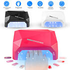 36w Ultraviolet Uv Light Led Nails Gel Polish Dryer Lamp Salon Manicure Curing