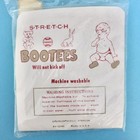 Vintage Collectible light Yellow Stretch Baby Bootees size 0-3 Or Doll Booties