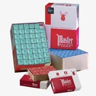 1 Gross Master Billiard And Pool Cue Stick Chalk - Gold tan - 144 Cubes