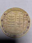 The Ten Commandments - Silver Toned Pocket Token