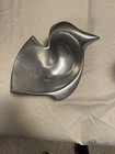 Original Vtg Don Drumm Cast Aluminum Dove Bird Metal Bowl Serve Ware Bakeware 
