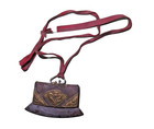Antique Tibetan Mechag Chuckmuck Flint Tinder Pouch Fire Striker Brass Dragon
