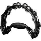 Rhythmtech Pro Tambourine Black stainless Steel Jingles