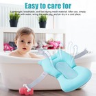 Baby Shower Bath Tub Pad Non-slip Bathtub Mat Support Cushion Foldable Pillow