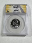 1963 Canada 25 Cents Silver Coin Proof Like Graded Ms 66 By Anacs