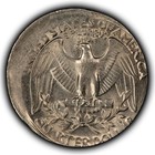 1983-p 25c Washington Quarter Clad - Mint Error Struck Off-center - Unc - Z6566