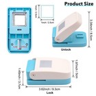 1 Inch Square Postage Stamp Punch Lever Action Craft Punch For Scrapbooking