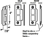 Antique Mortise Keyed Lock Set With Glasses Knobs  Replacing Vintage Door Knob S