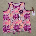 Lot Of 2 - Nwt     Justice Girl   s Front Knot Sleeveless Tank Tops     Xl - Xlp 16 18