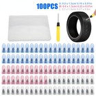 For 100 Pieces Rubber Tire Repair Nails Screws Kit With Screwdriver