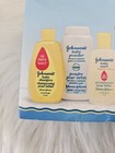 Vintage 2002 Johnsons s Baby Take-along Pack Powder Bath Shampoo Lotion Bottle