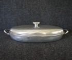 Wilton Armetale Rwp Pewter Covered Casserole Dish Oval Small    read