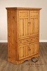 Pine Country Style Armoire Cabinet With Drawers