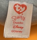 Ty Sparkle Beanie Babies Dumbo 8  Disney Stuffed Plush Elephant Free Shipping