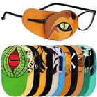 12 Pcs Kids Eye Patch - Reusable Adjustable Eyepatch For Boys   Girls  Spooky Pa