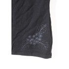 Icebreaker Xs Black Spaghetti Strap Cami Pure Merino Wool Floral Tank Top