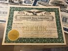 Vintage Stock Certificate Lot
