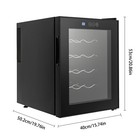Wine Cooler  Mini Fridge Beverage Refigerator Small Wine Fridge 20 Bottle