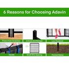 24 In h  Garden Fence With Low Threshold Door 14 Panels Total 34 5 Ft l  Dog    