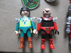 Playmobil Medieval Dragon Castle 2008 Knight Figures Shields Swords Wings Lot