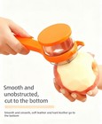 2-in-1 Vegetable Peeler Stainless Steel Fruit With Peel Storage Bin Easy Clean