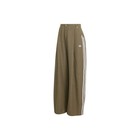 Adidas Originals Women s Check Trouser Loose Fit Pants Olive Strata Le8308-new