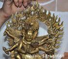 9  Buddhist Decorationtibet Buddhism Brass Wrathful Deity Buddha Statue Pendant