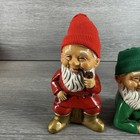 Vintage Chalkware Gnome 5  Figurines Dwarf Elf   Mint Cond    Japan