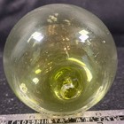 Vintage Hand Blown Green Glass Fishing Float Orb Nautical Decor 3 Inch
