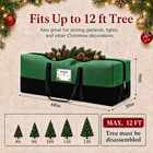 Christmas Tree Storage Bag  Fits 10-12 Ft Artificial Trees  Green