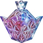 Elegant Purple Glass Apothecary Jar With Metal Lid - Perfect 7oz Candy Holder