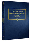 Whitman Us Innovation Dollars Album 2018-2032 - Blue Deluxe Coin Folder New