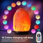 Himalayan Salt Lamp 5 5  With Remote Control  16 Color Changing Led Light