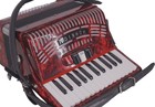 Hohner Hohnica Beginner 48 Bass Accordion Red