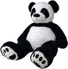 Anico 59  Tall  5 Feet  Giant Plush Panda Bear With Embroidered Paws And Smiling