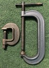  2  C-clamps Armstrong 78-020  Wilton 808 Usa  Nice Pair  Usa  Heavy Duty