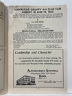 1955 Bernalillo County New Mexico 4-h Club Fair Book And Program